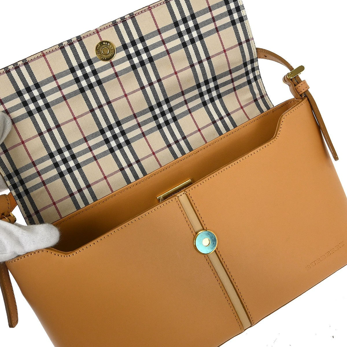 Burberry Vintage Shoulder Bag Leather