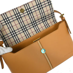 Burberry Vintage Shoulder Bag Leather
