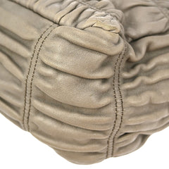Prada Gaufre Chain Flap Shoulder Bag Nappa Leather
