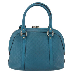 Gucci Convertible Dome Satchel Guccissima Leather
