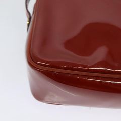 Salvatore Ferragamo Vala Shoulder Bag Patent Leather