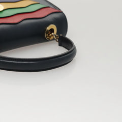 Celine Circle Logo Handbag Leather