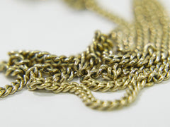 Chanel Rainbow CC Pendant Necklace Metal and Crystals