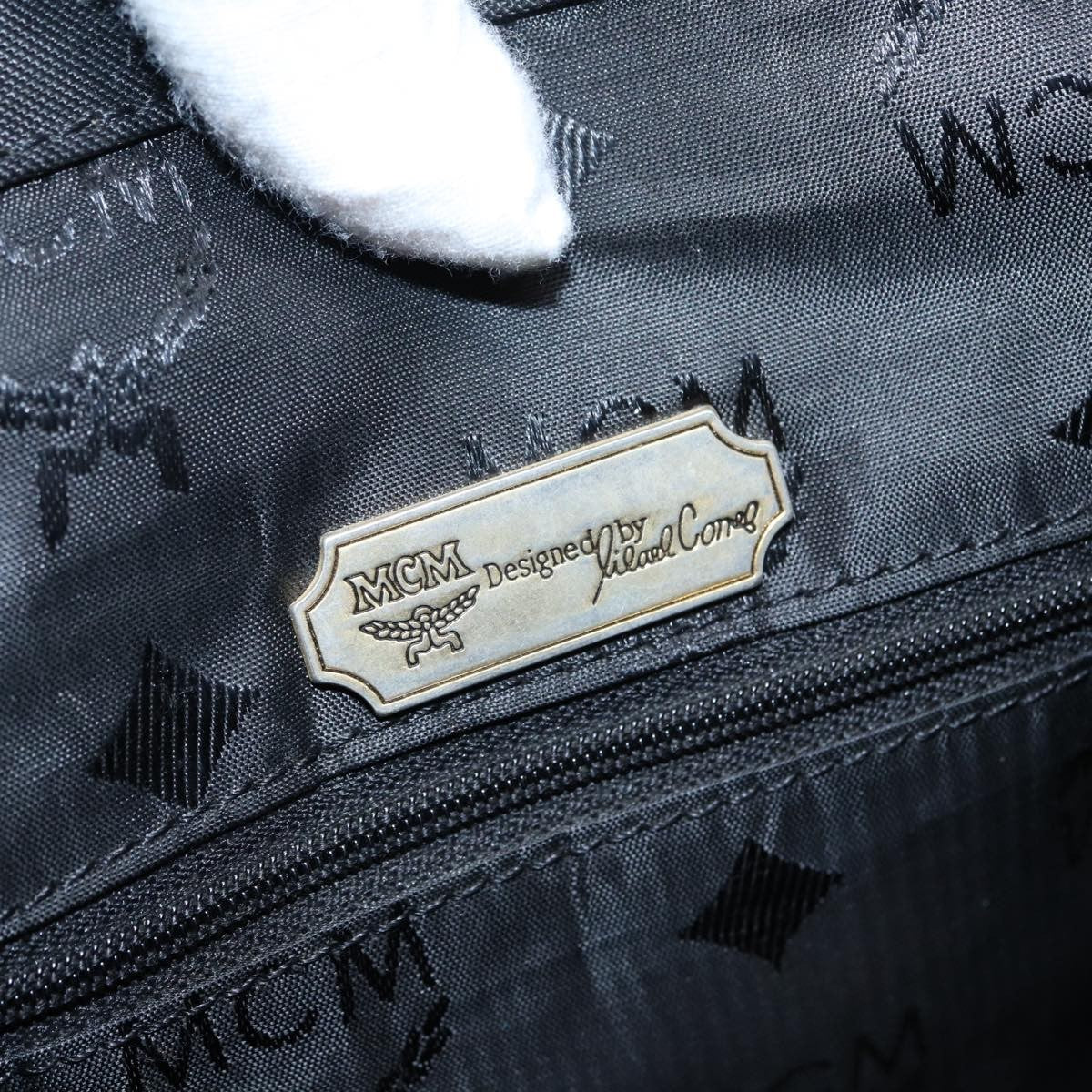 MCM Vicetos Logo PVC Cuir