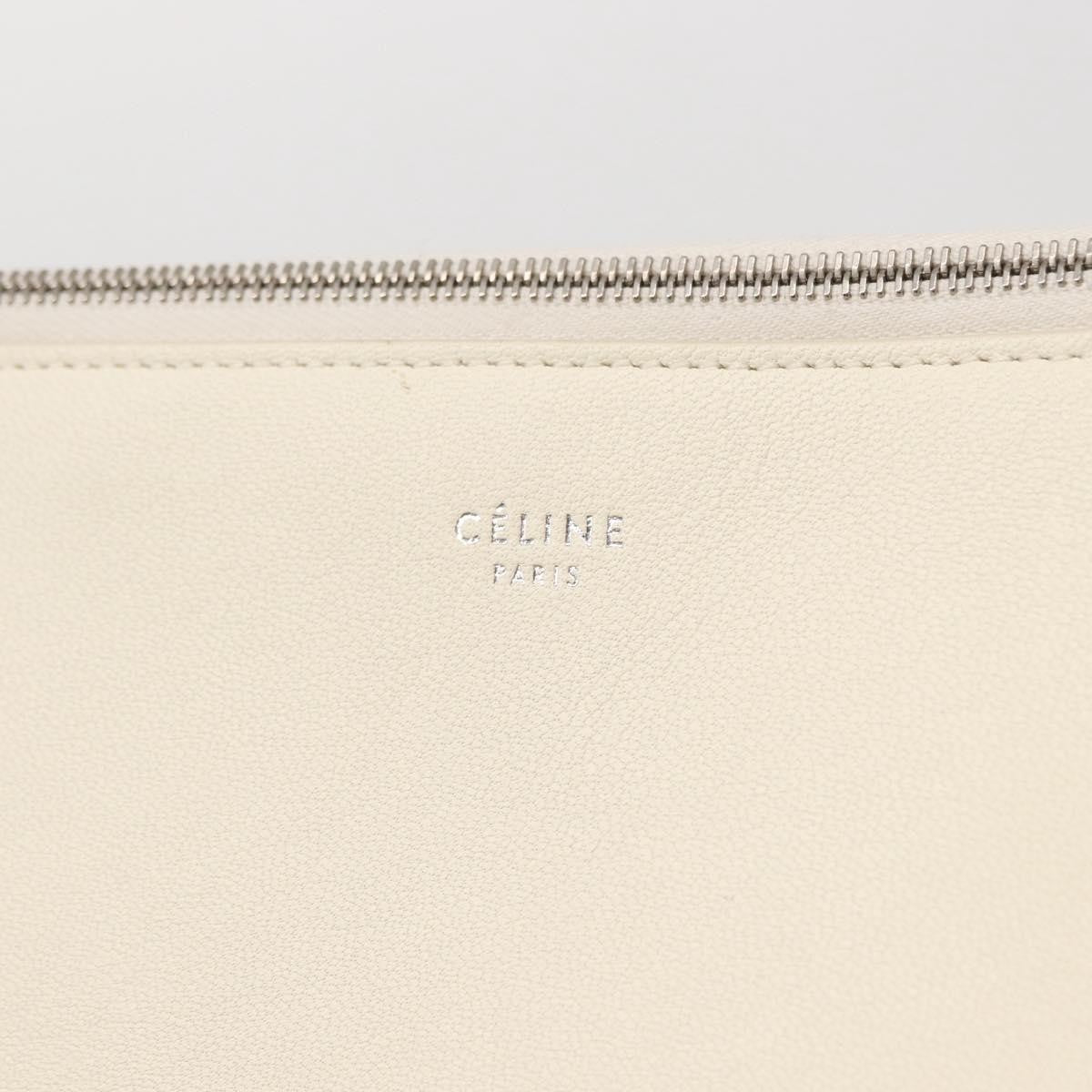 Celine Bicolor Solo Clutch Leather