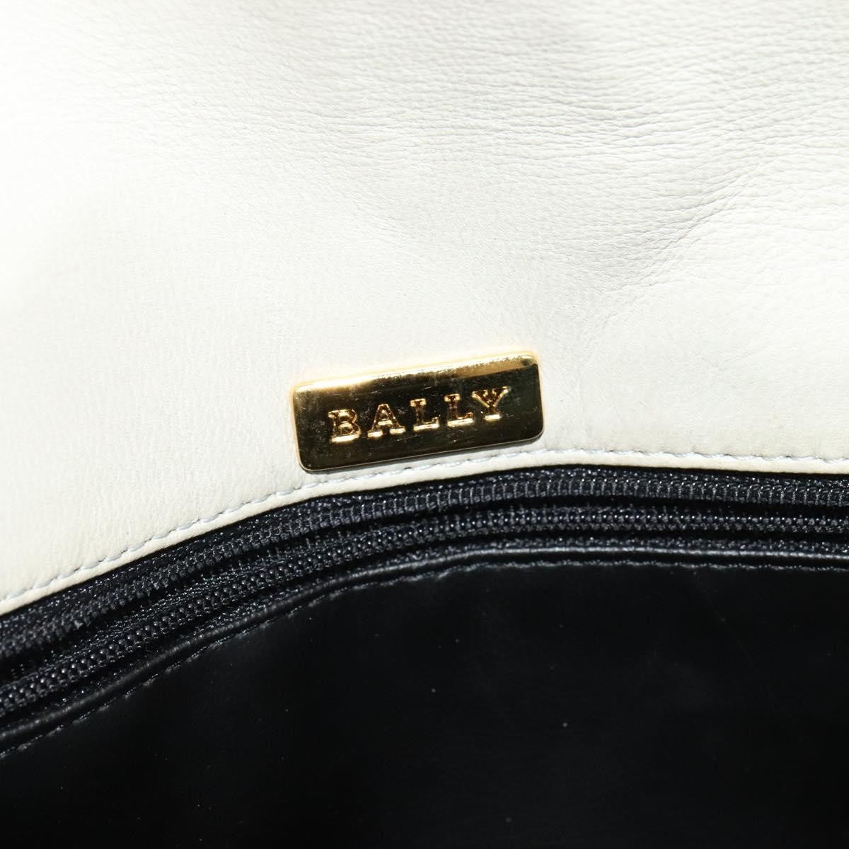 Bally Vintage Chain Shoulder Bag Quilted Leather