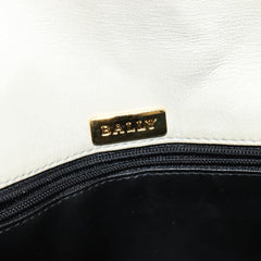 Bally Vintage Chain Shoulder Bag Quilted Leather