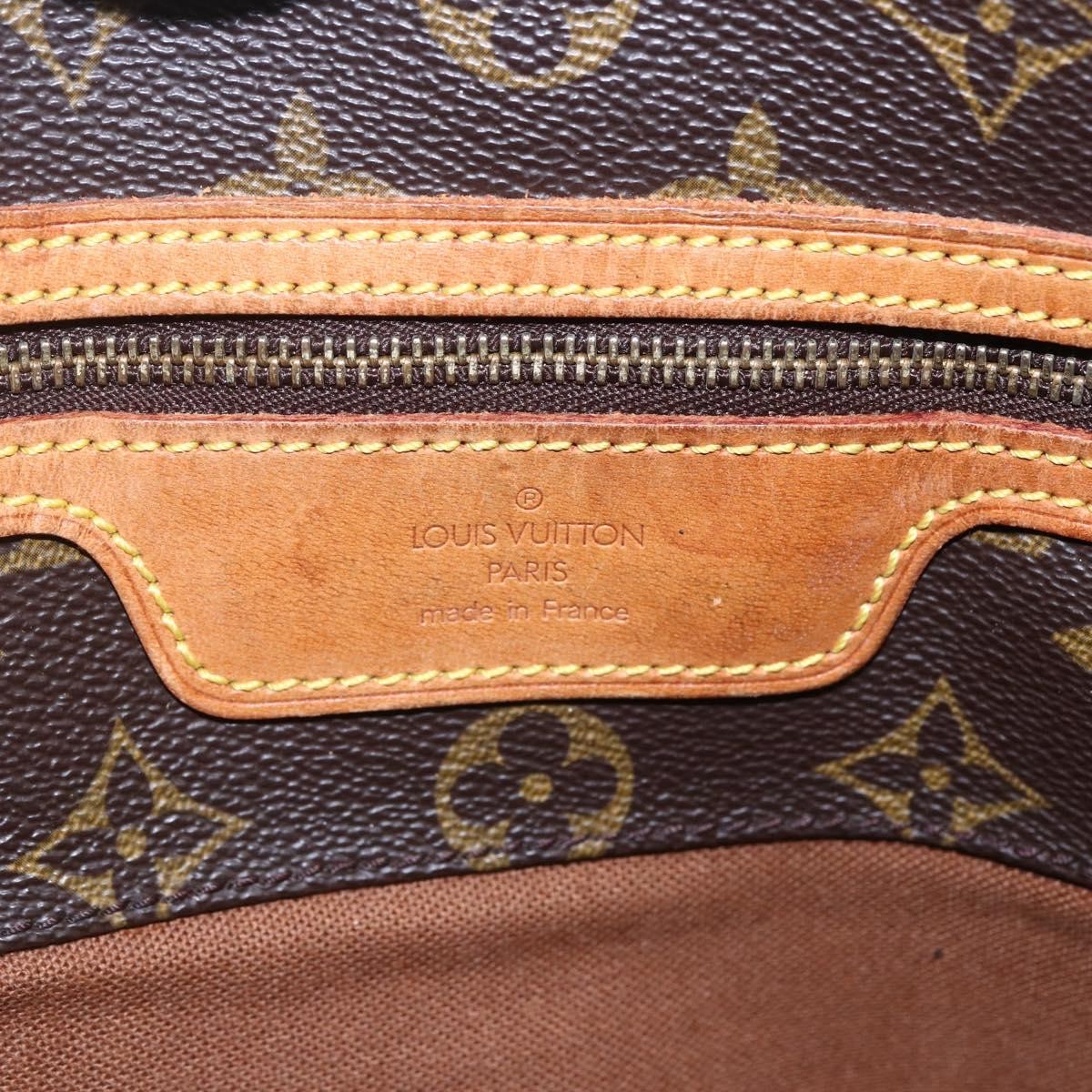 Louis Vuitton Shopping Sac Handbag Monogram Canvas