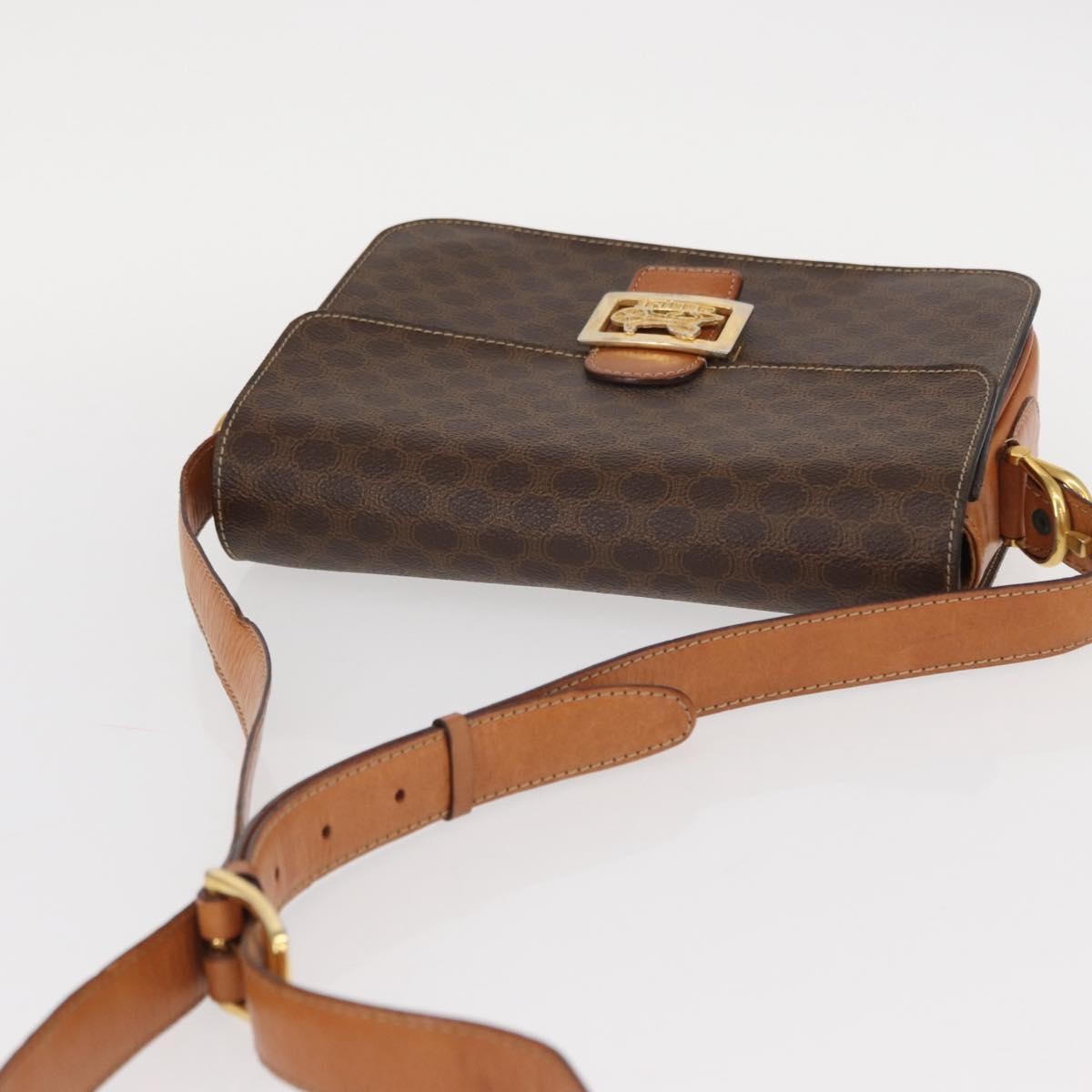 Celine Macadam Shoulder Bag PVC Leather