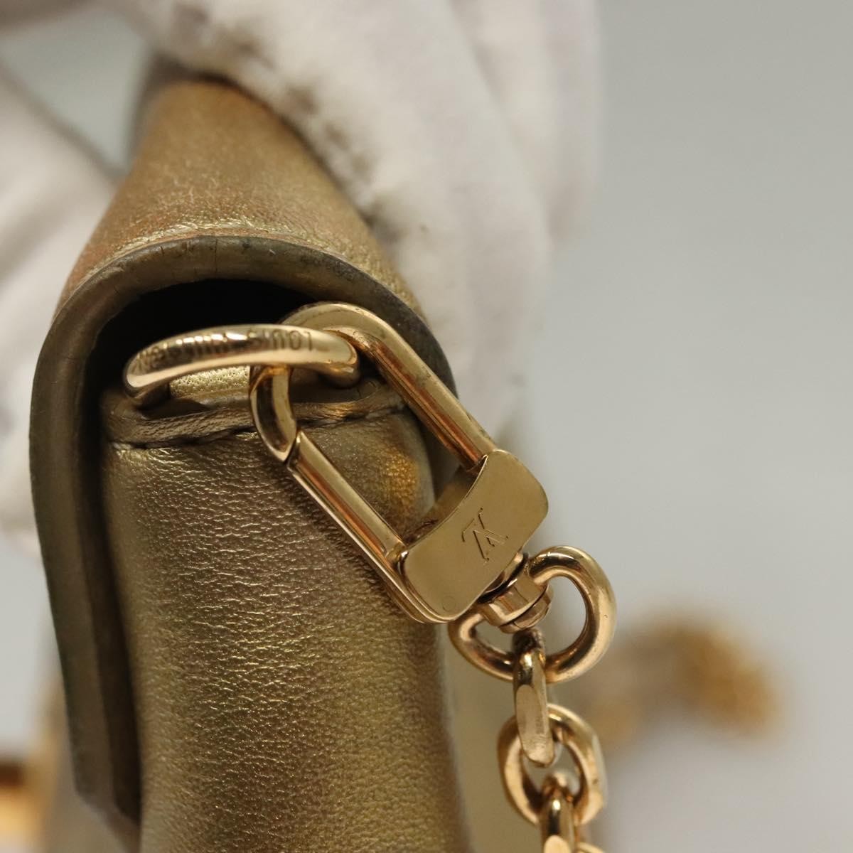 Louis Vuitton Love Note Chain Clutch Leather