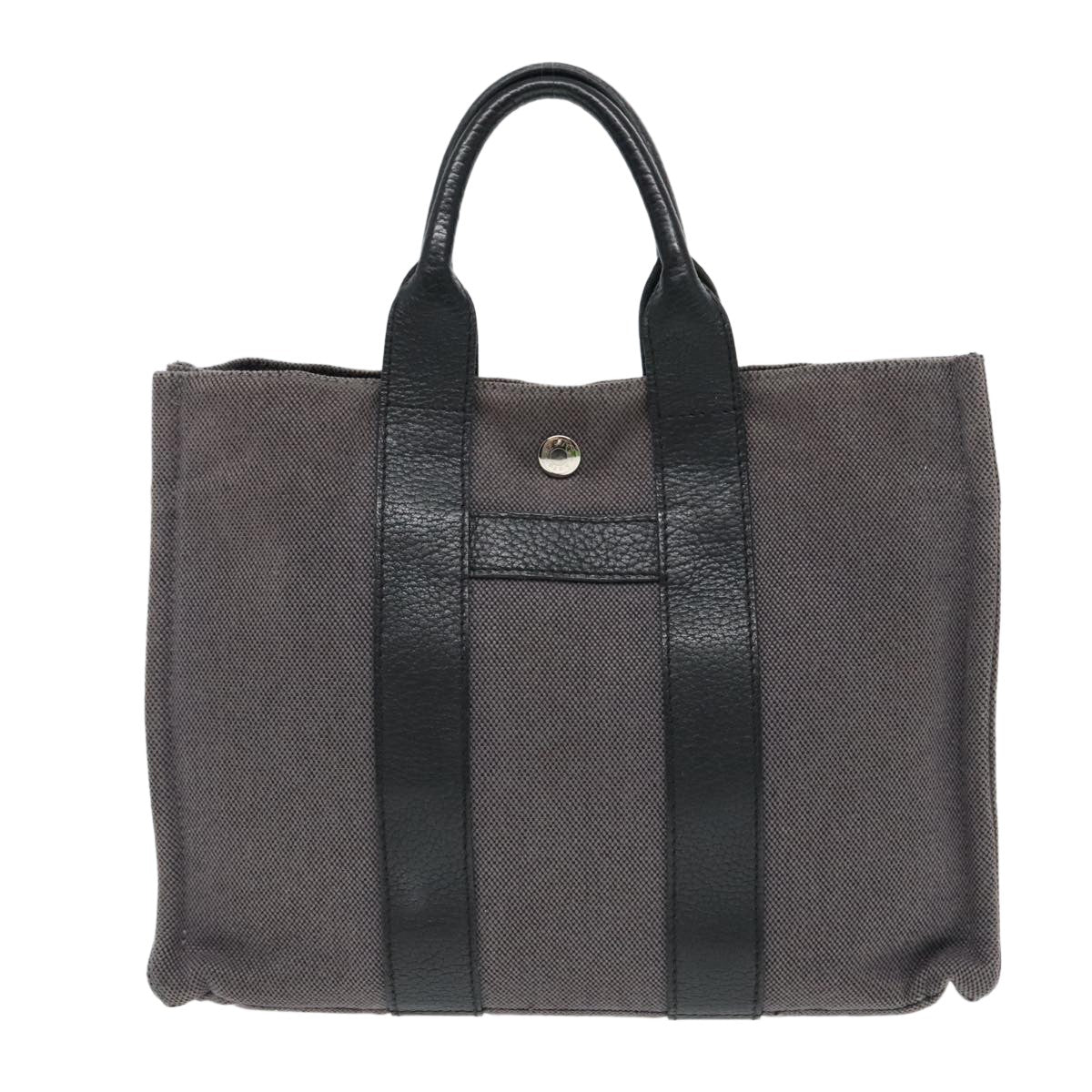 Hermes Sac Harnais Tote Toile and Leather