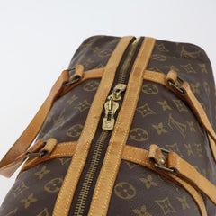 Louis Vuitton Sac Souple Handbag Monogram Canvas