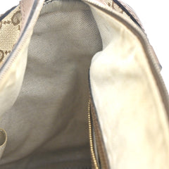 Gucci Vintage Web Boston Bag GG Canvas
