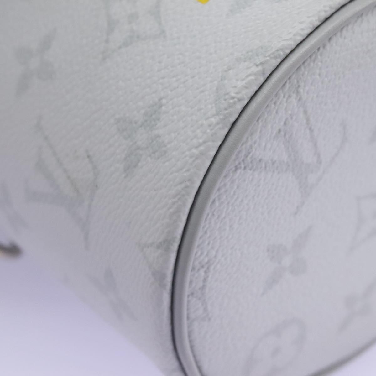 Louis Vuitton Chalk Nano Bag Limited Edition Logo Story Monogram Canvas