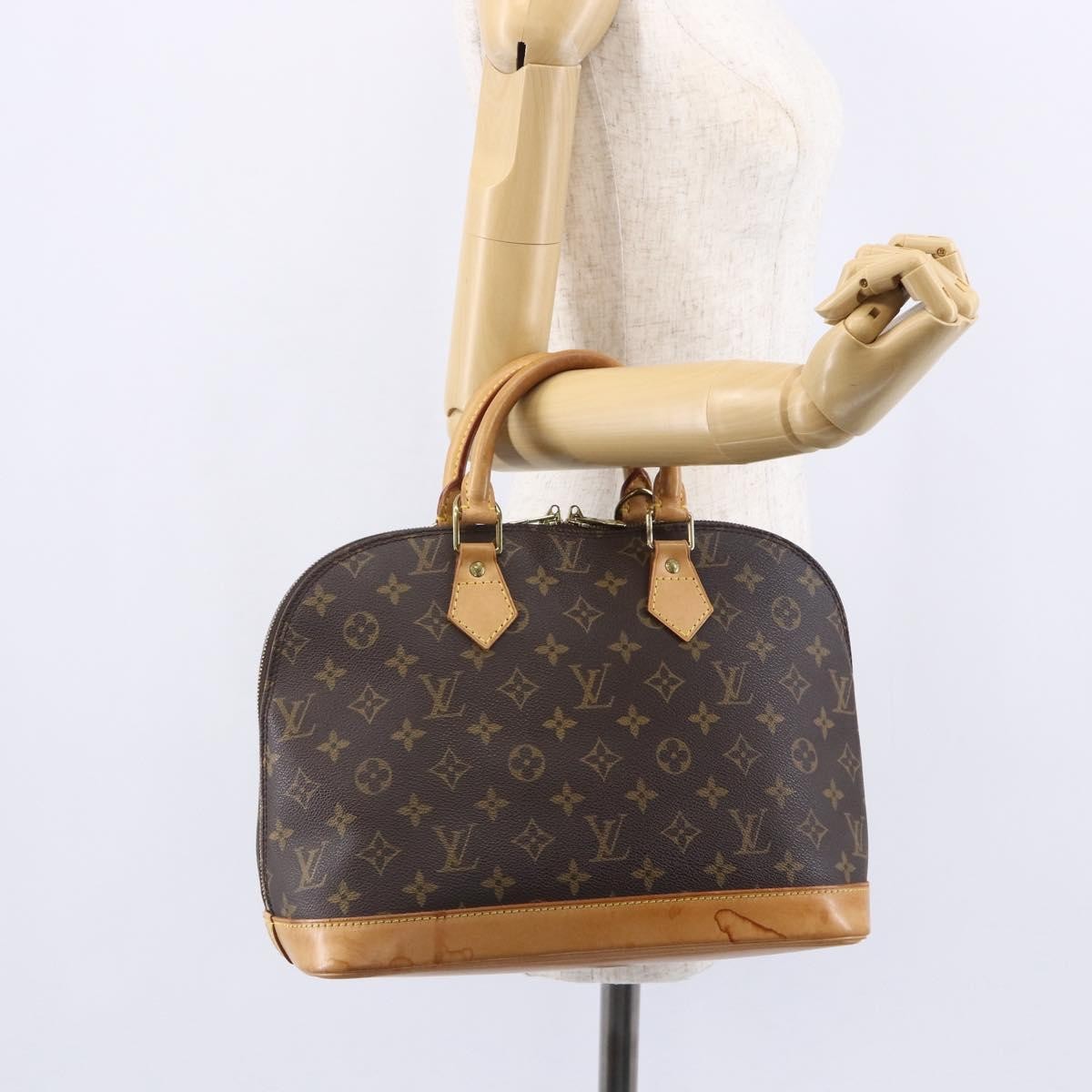 Louis Vuitton Alma Handbag Monogram Canvas
