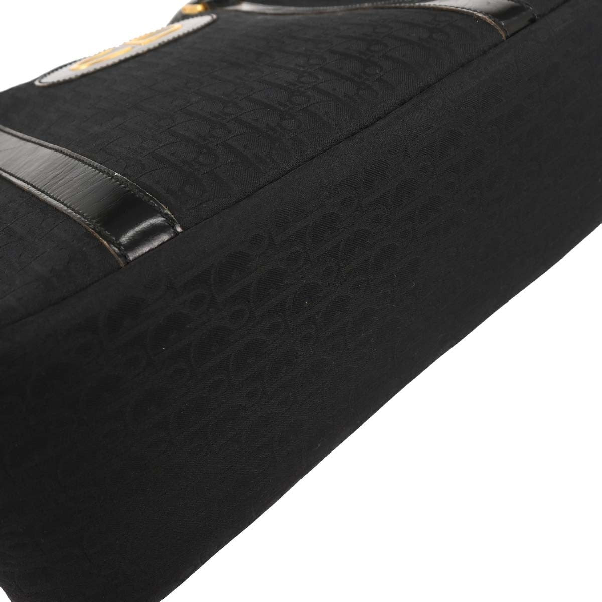 Christian Dior Vintage CD Trotter Handbag Canvas