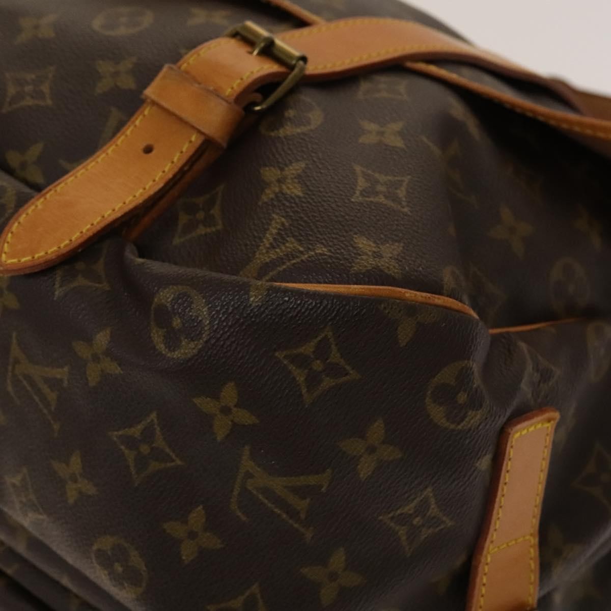 Louis Vuitton Saumur Handbag Monogram Canvas