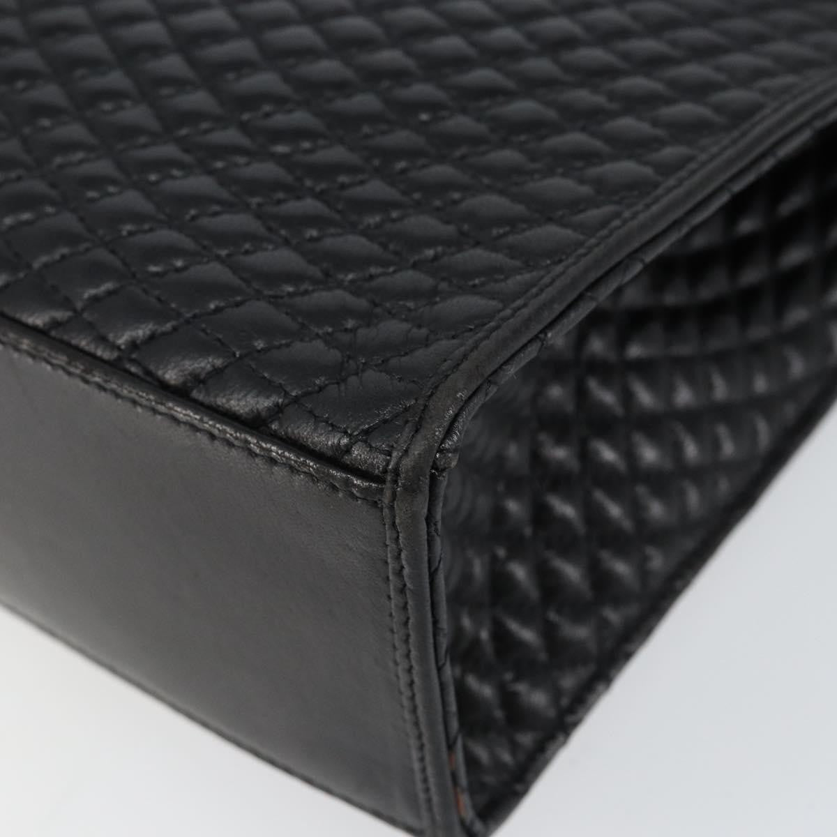 Bally Vintage Handbag Quilted Leather