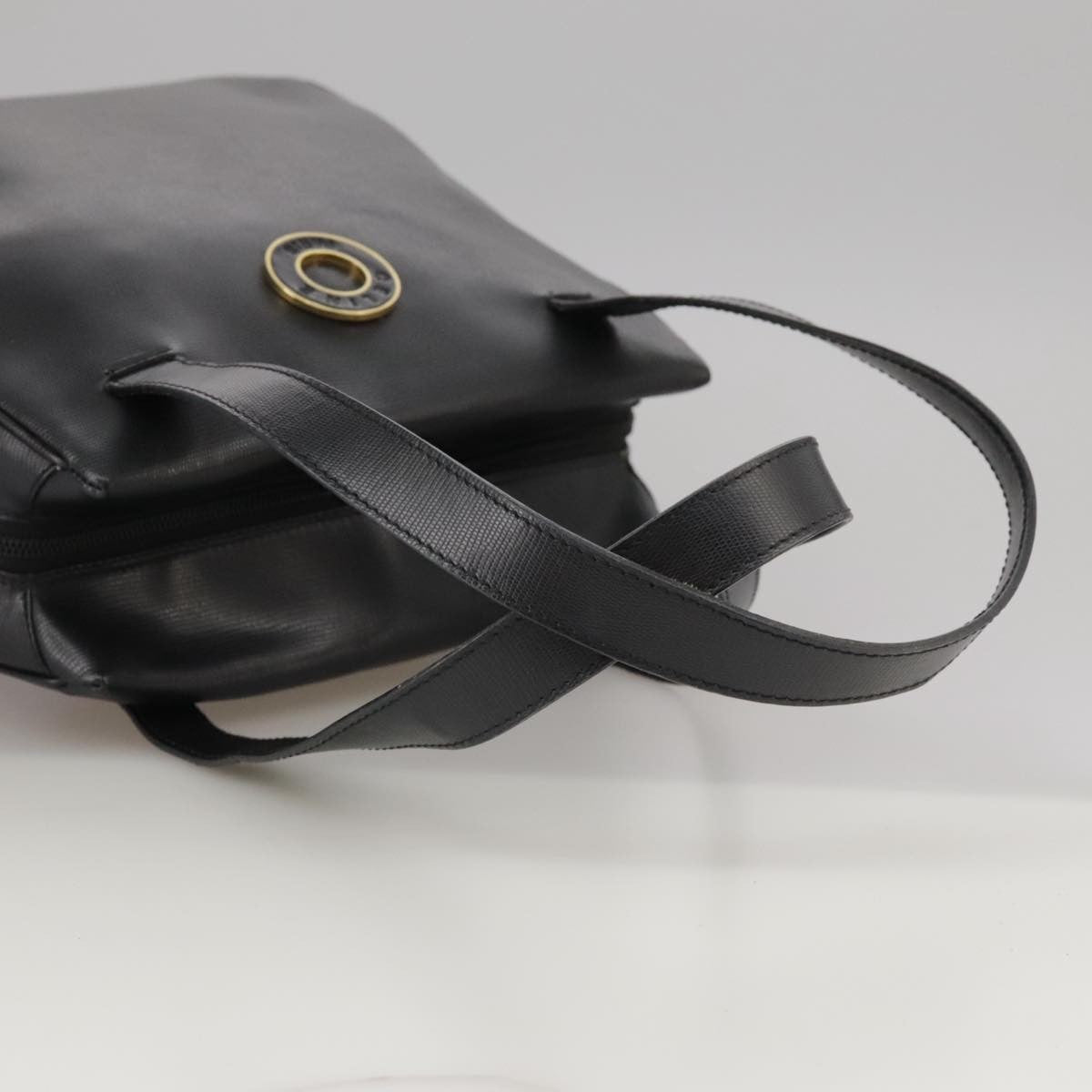 Celine Circle Logo Handbag Leather