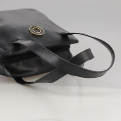 Celine Circle Logo Handbag Leather