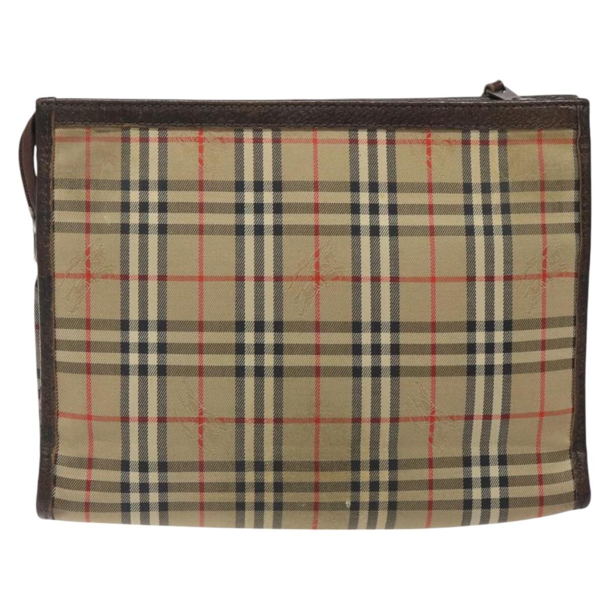 Burberry Nova check Pochette Canvas