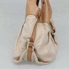 Bvlgari Chandra Hobo Canvas and Leather