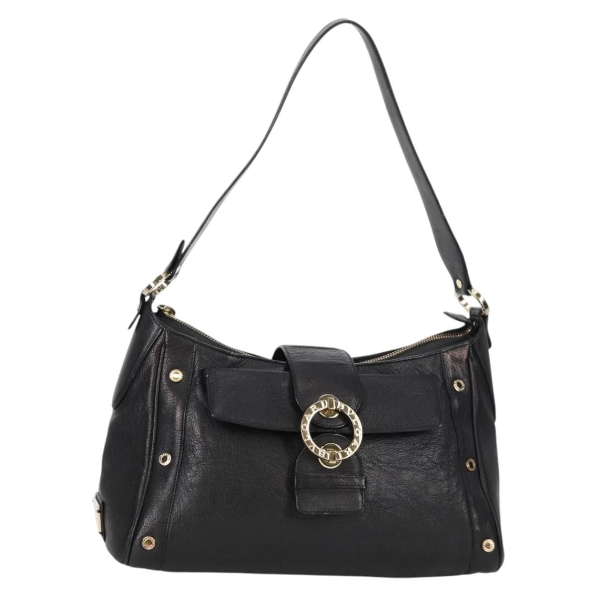 Bvlgari Chandra Top Handle Bag Leather