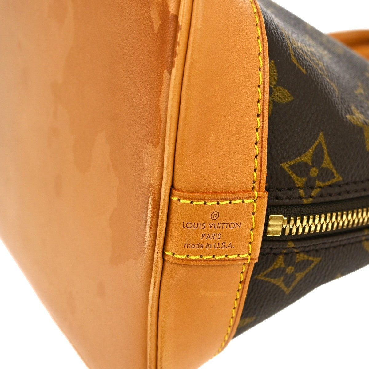 Louis Vuitton Alma Handbag Monogram Canvas