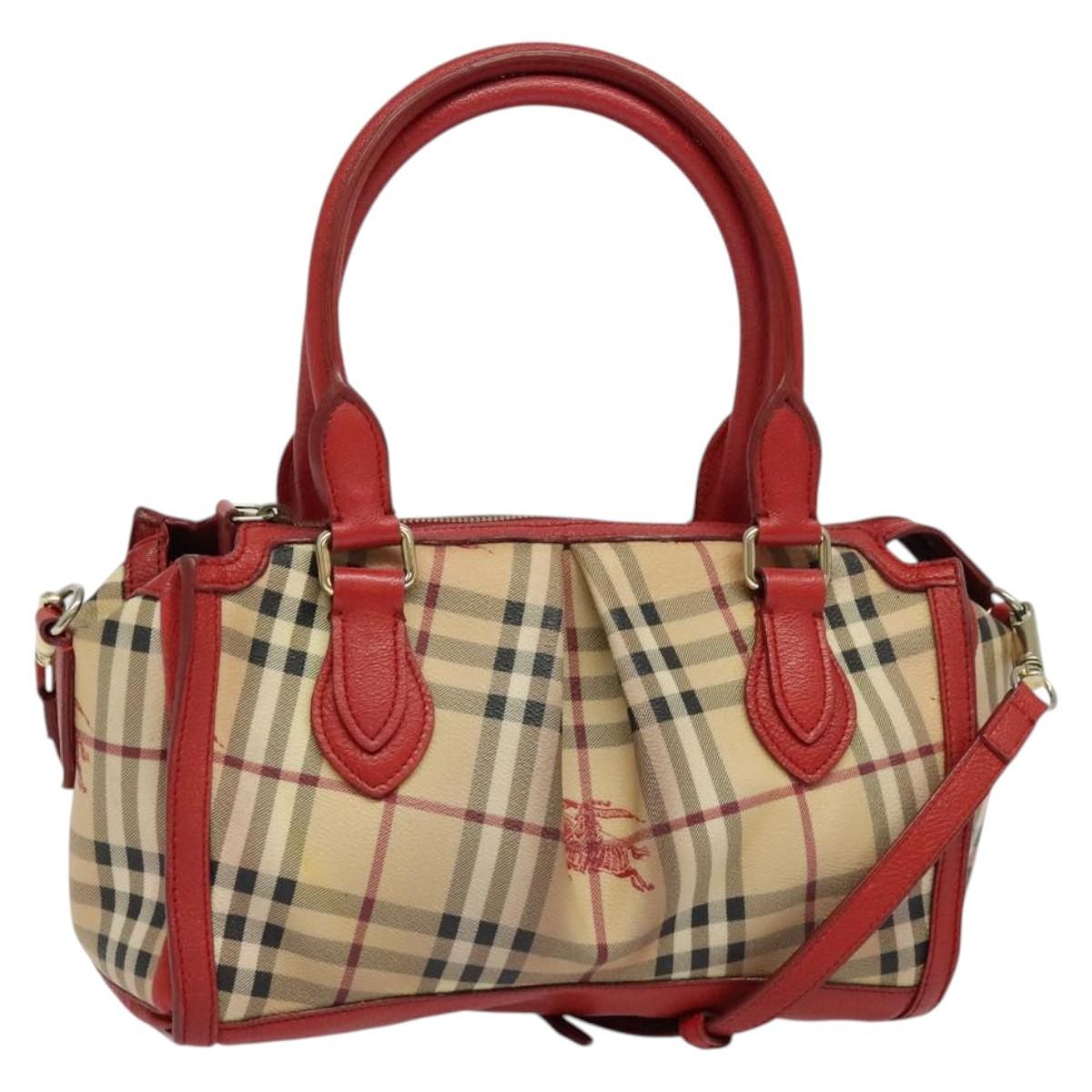 Burberry Pilgrim Satchel Haymarket Coated Canvas
