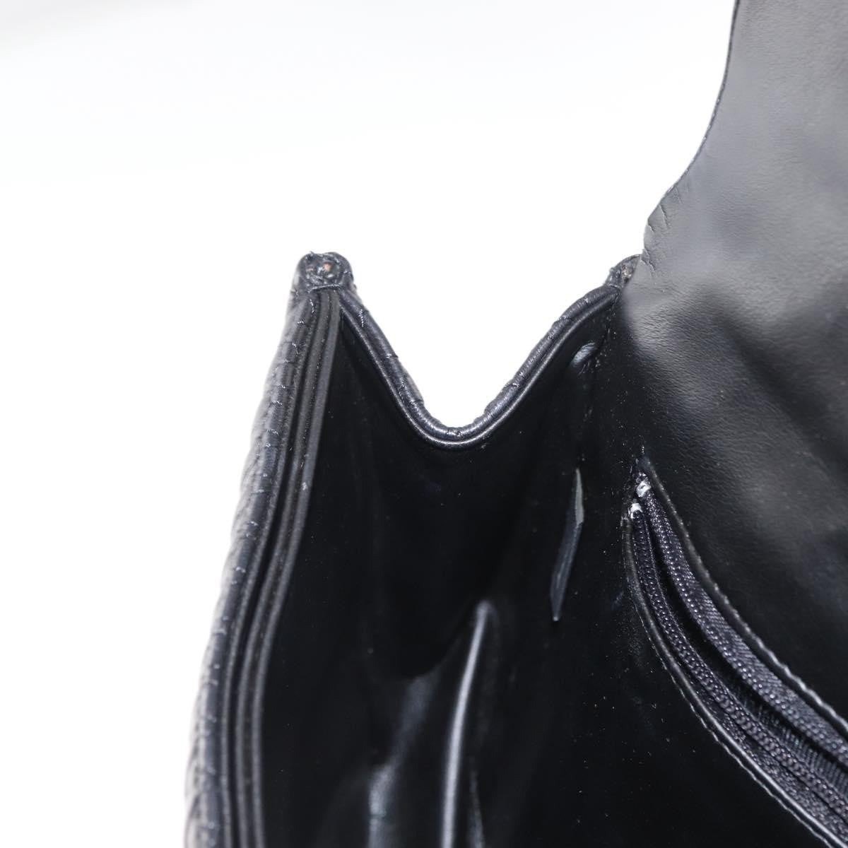 Bally Vintage Chain Shoulder Bag Quilted Leather