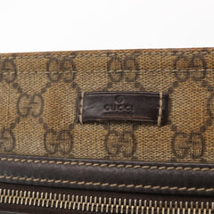 Gucci Flat Messenger Bag GG Coated Canvas