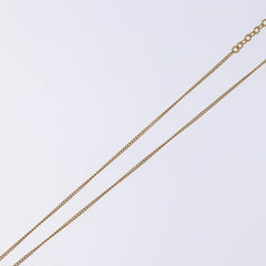 Christian Dior CD Round Pendant Necklace Metal