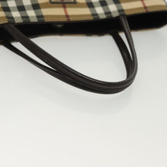 Burberry Nova Check Tote canvas check pattern