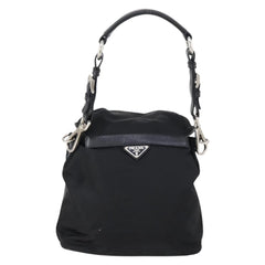 Prada Double Pocket Shoulder Bag Tessuto