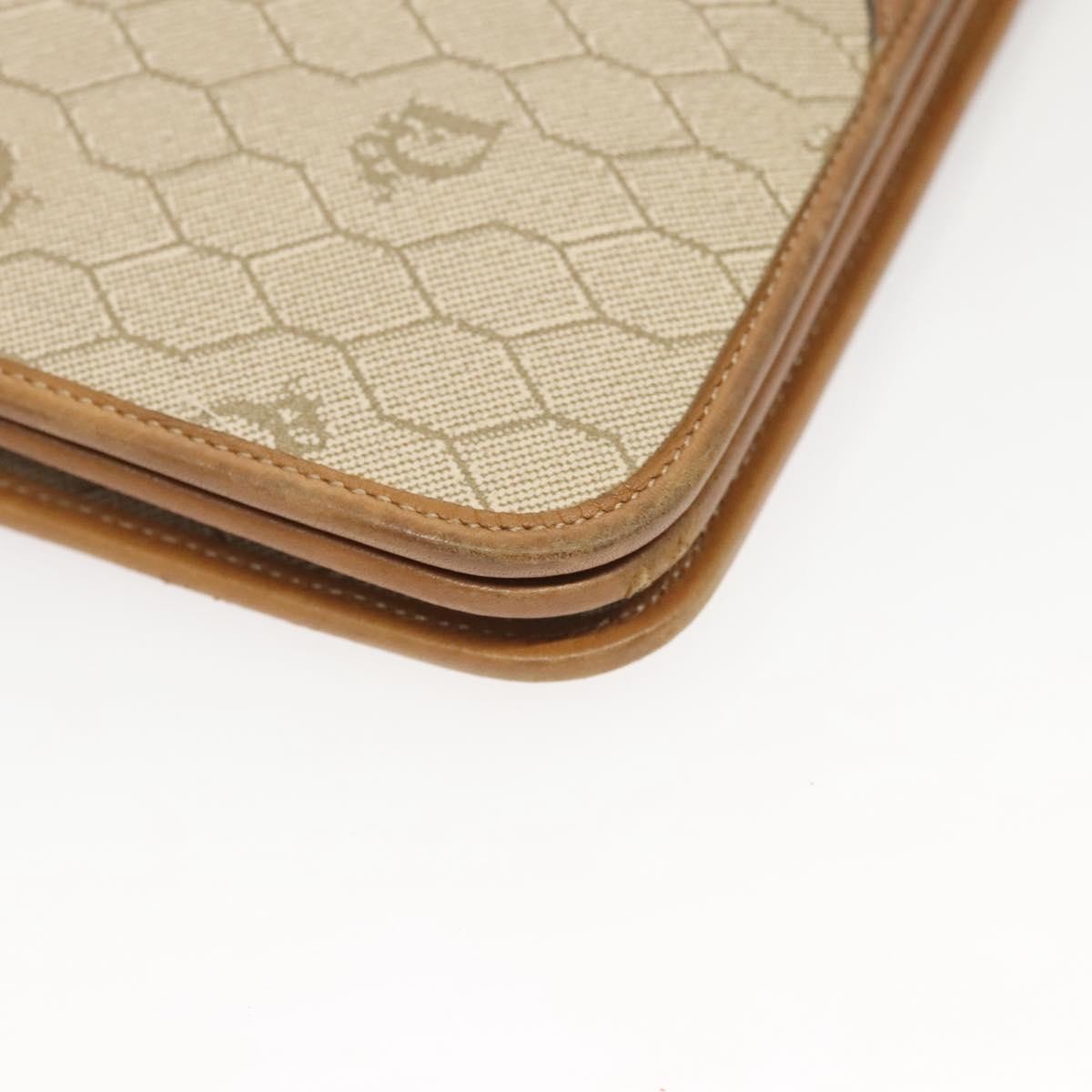 Christian Dior Vintage Honeycomb chain Canvas