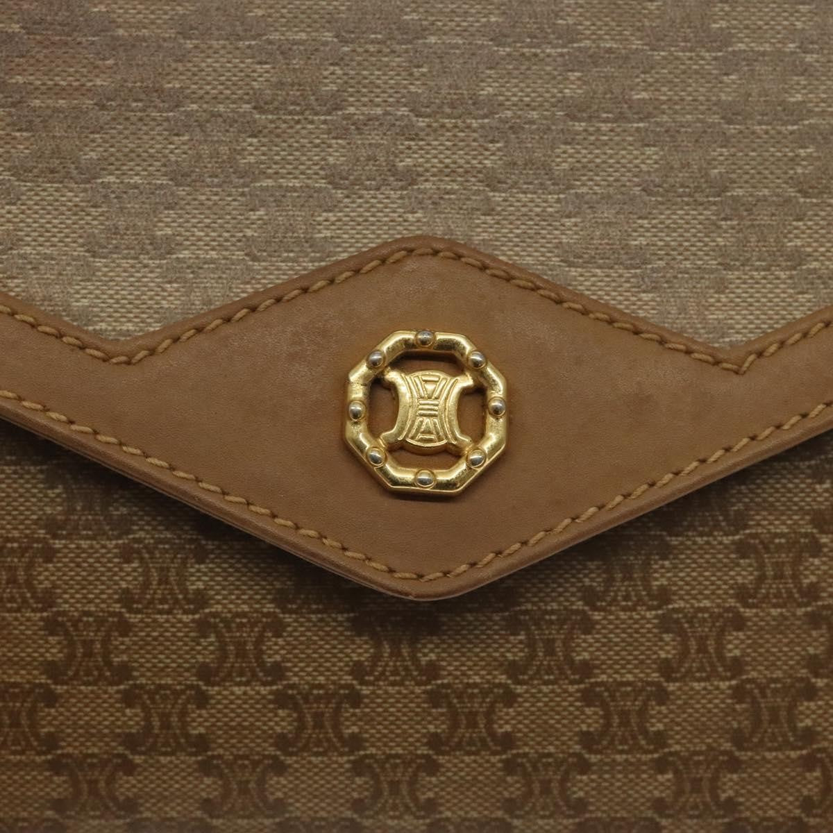 Celine Macadam Shoulder Bag Canvas