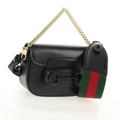 Gucci Vintage Horsebit Shoulder bag Leather
