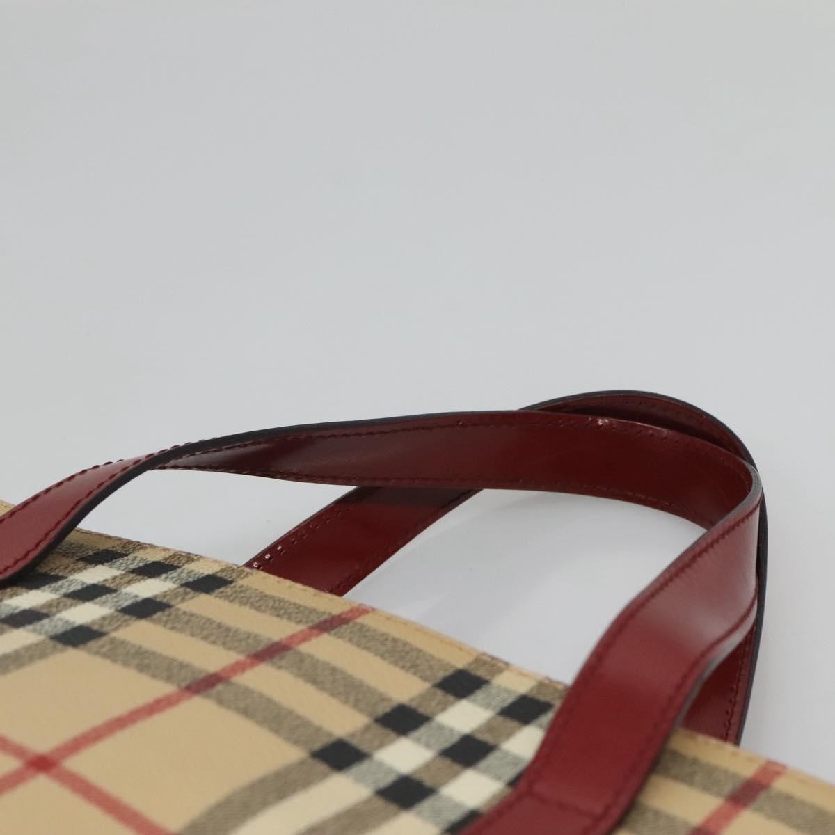 Burberry Nova Check Tote Canvas and Leather