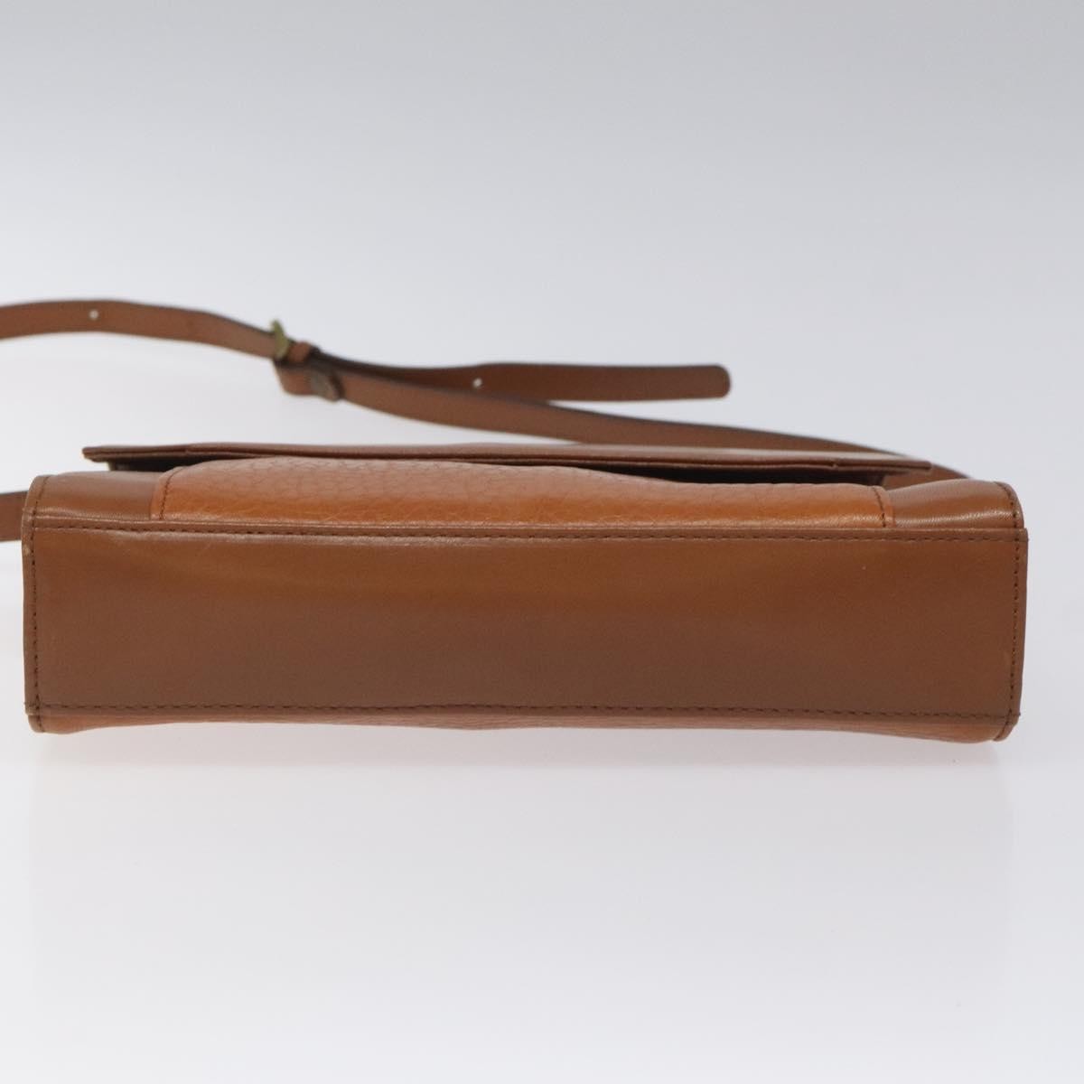 Burberry Vintage Flap Crossbody Bag Leather