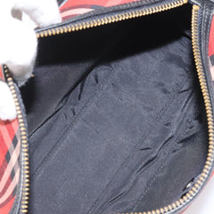 Burberry Blue Label Checked Bowling Nylon