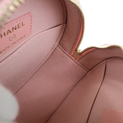 Chanel 19 Round Clutch with Chain Quilted Leather