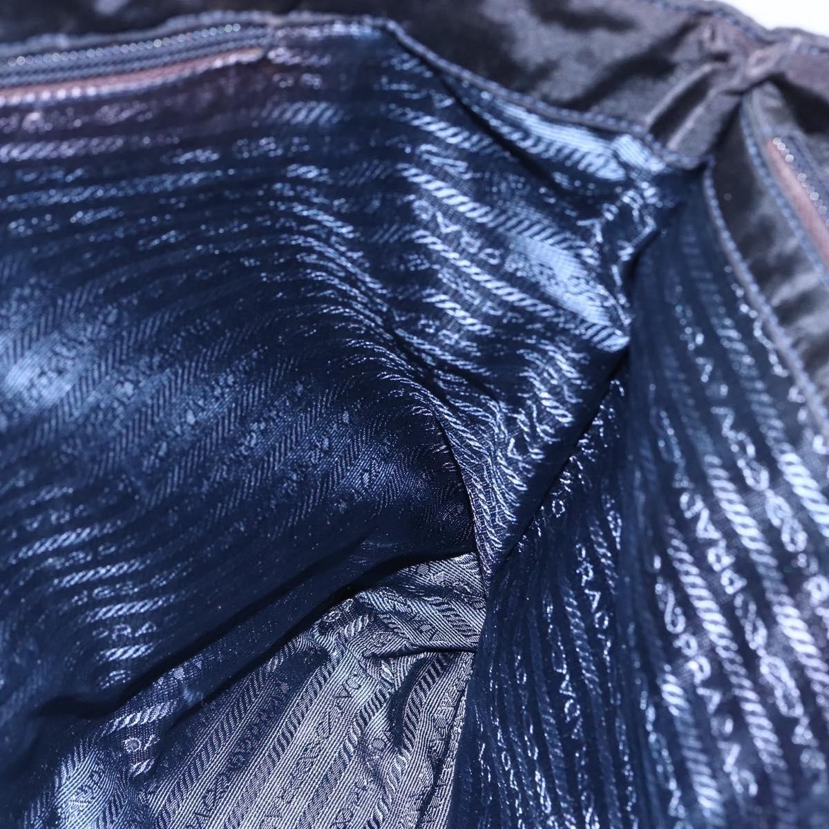 Prada Front Pocket Zip Tote Tessuto