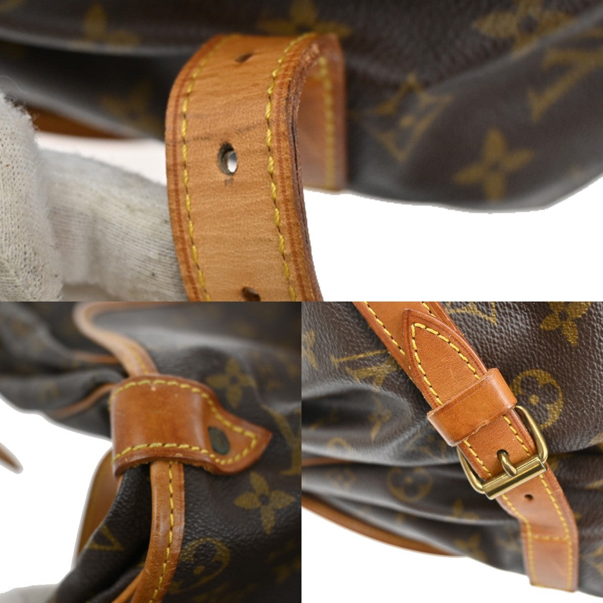 Louis Vuitton Saumur Handbag Monogram Canvas