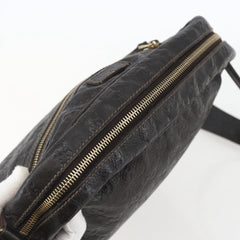Gucci Front Zip Messenger Guccissima Leather