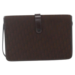 Christian Dior Vintage Trotter Shoulder Bag Canvas