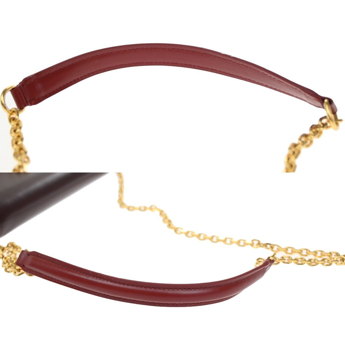 Celine C Wallet on Chain Leather