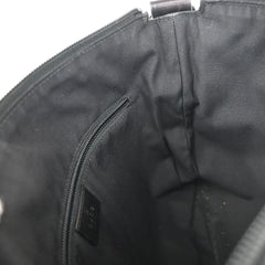 Gucci Zip Messenger Bag GG Canvas with Perforated Leather