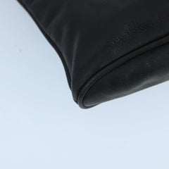 Fendi FF Logo Stamp Zip Pouch Printed Leather