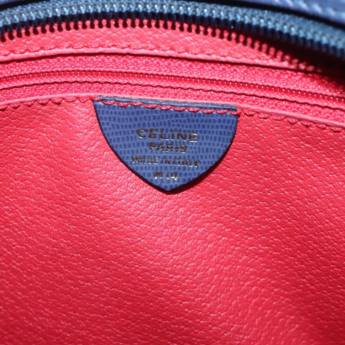 Celine Circle Logo Handbag Leather