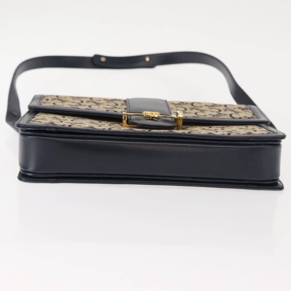 Celine C Sulky Shoulder bag Canvas and Leather